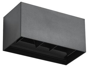 Lămpi de exterior Lindby, Nivar, Negru, Terasă, Aluminiu, Modern