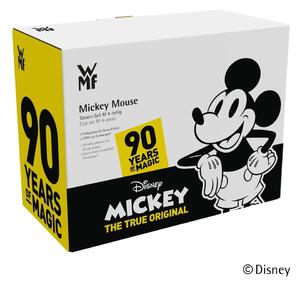 Set 2 pahare și 2 lingurițe WMF Mickey Mouse, 250 ml