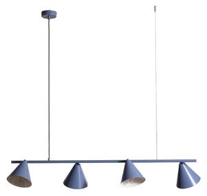 Lustră Pendul ALDEX, Hängeleuchte Form 4, reglabil, Albastru, Sala de mese, Metal, Modern