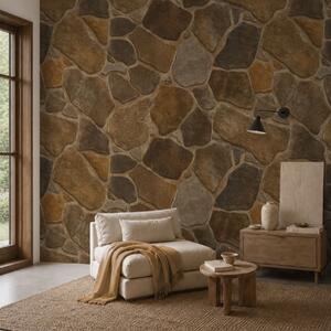 Tapet Model de piatră naturală în nuanțe calde, Fototapet Textură, Fototapet Piatra, w05691 : Uwalls.ro