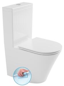 Bruckner Bruckner, Vas combinat WC DARIO RIMLESS cu rezervor, scurgere inferioară/posterioară, alb, 201.428.4