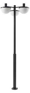 Lămpi de exterior Lucande, Toras, reglabil, Negru, Aluminiu, Modern