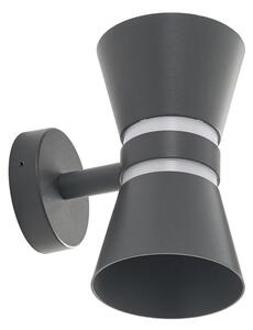 Lămpi de exterior Lucande, Meravi, Negru, Aluminiu, Modern