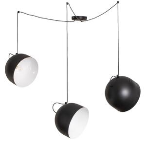 Lustră Pendul ALDEX, Pepe, reglabil, Negru, Camera de zi, Metal, Modern