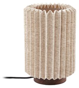 Lampă de masă Lindby, Maveo, Gri, Camera de zi, Țesătură / Textil, Scandinavă