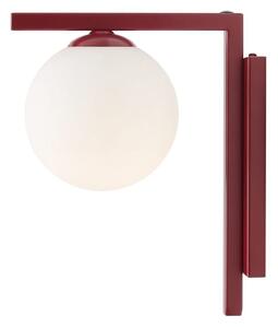 Lampă de perete ALDEX, Zac, reglabil, Roșu, Camera de zi, Sticlă, Modern
