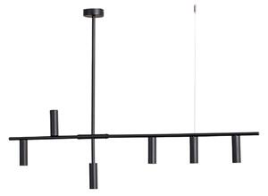 Lustră Pendul ALDEX, Trevo 6, reglabil, Negru, Camera de zi, Metal, Modern