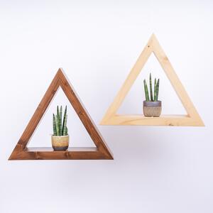 Set rafturi triunghiulare pentru perete, lemn masiv