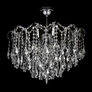 Lustră de cristal pe tijă 6xE27/60W/230V