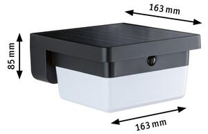 Paulmann 95748 - LED/2,3W IP44 Aplică solară de perete cu senzor ISLEEN 3,7/230V