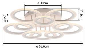 JUST LIGHT. 15268-16 - Plafonieră LED CRYSTALLO LED/48,5W/230V albă