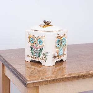 Recipient decorativ din ceramica