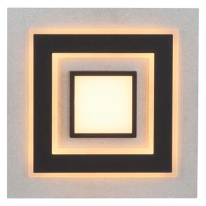 JUST LIGHT. 14439-21 - LED Plafonieră CICHIO LED/18,5W/230V + LED/9W neagră