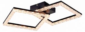 JUST LIGHT. 14732-18 - Plafonieră LED GLITRA LED/17,5W/230V neagră