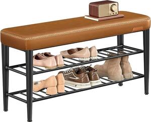 Bancuta pantofar Caramel Vasagle 100x30x50 cm
