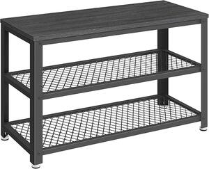 Bancuta pantofar Gri Vasagle 73x30x45 cm