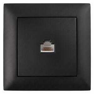 Priză RJ45 cu Ramă OSTE JNH010-S BLACK