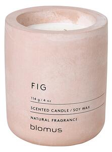 Lumânare parfumată din ceară de soia FRAGA roz deschis - Ø 6,5 cm Blomus