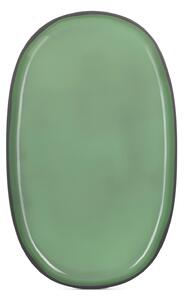 Farfurie ovală verde mentă CARACTERE REVOL