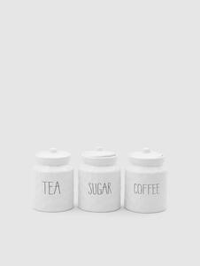 Sinsay - Set de 3 recipiente - alb