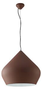 Luce Ambiente Design Lampă suspendată Tholos, culoare bronz/alb, Ø 52 cm, metal, reglabil, Bronz / Alamă Veche, Camera de zi / sufragerie, Metal, Modern