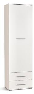 Raft Cirveso 106, Alb, Alb lucios, PAL laminat, 200x60x40cm, 51 kg