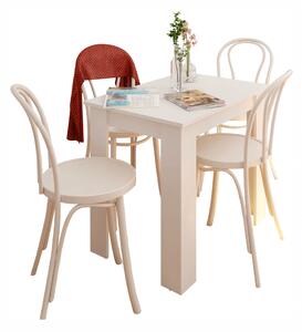 Masa dining, alb, 86x60 cm, TARINIO Alb