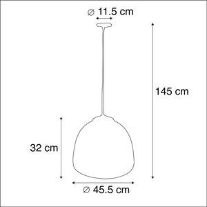Lampă industrială suspendată maro 45,5 cm - Hoodi