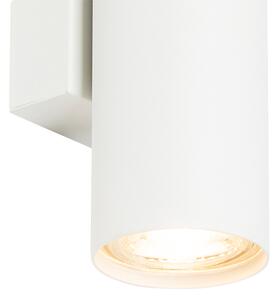 Lampă de perete modernă albă cu 2 lumini - Jeana
