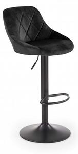 Scaun tip bar Henrietta (negru). 1039559