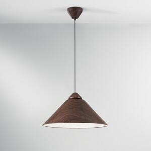 Luce Ambiente Design Lampă suspendată Big Bang maro-castaniu/alb, Ø 49 cm, metal, reglabil, Maro / Rugină, Camera de zi / sufragerie, Metal, Modern