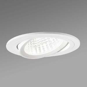 Egger Licht Varo proiector încastrat LED, 2 x 20° pivotant, Alb, Hol, Metal, Modern, Plafon încastrat