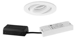 BRUMBERG BB34 încastrat DALI cutie conectare alb, reglabil, Alb, Camera de zi / sufragerie, Aluminiu, Plafon încastrat