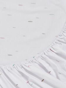 Sinsay - Lenjerie de pat din bumbac cu bandă elastică - alb