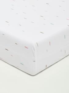 Sinsay - Lenjerie de pat din bumbac cu bandă elastică - alb