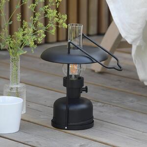 Markslöjd LED-lampa de masă cu baterie Fanos, negru, dimabil, IP44, reglabil, Negru, Camera de zi / sufragerie, Metal, Antichitate