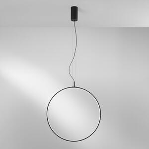 Luce Ambiente Design Lampă suspendată LED Toorx, negru, Ø 60 cm, metal, CCT, Negru, Camera de zi / sufragerie, Metal, Modern