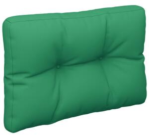 Pernă de paleți, verde, 60x40x12 cm, material textil