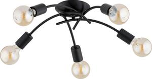 Lustră aplicată TORIZO 5xE27/15W/230V neagră