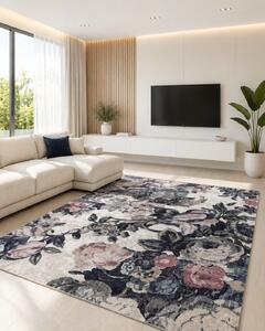 Covor Sufragerie Dormitor, Model Anny 33011 085, Model Floral, Multicolor 195x300