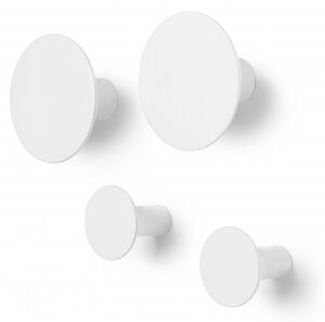 Set de cârlige pentru peretele Ponto Blomus alb 4 buc