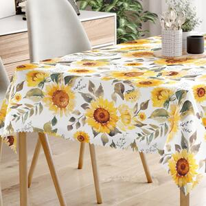Goldea față de masă teflonată - flori de floarea-soarelui 100 x 140 cm