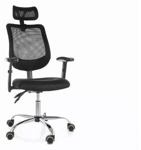 Scaun de birou negru FLEXISEAT Q-118RC