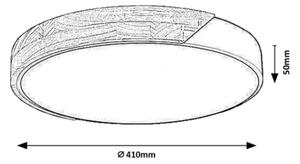 Rabalux 71416 - Plafonieră LED MAPLE2 LED/24W/230V 4000K diam. 41 cm