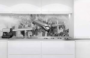 Fototapet pentru bucătărie - avion 180 x 60 cm