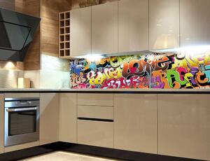 Fototapet pentru bucătărie - graffiti 180 x 60 cm
