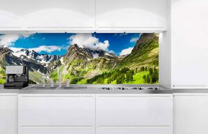 Fototapet pentru bucătărie - munți 180 x 60 cm