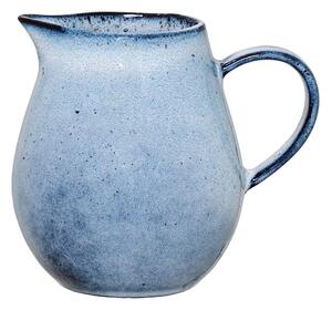 Cană de lapte din gresie ceramică Bloomingville Sandrine, 300 ml, albastru