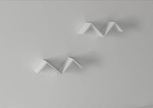 Rafturi Marti, din PAL melaminat, alb, 72x20x23 cm