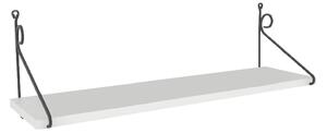 Raft Seramoni, din PAL melaminat, alb, 72x20x27 cm